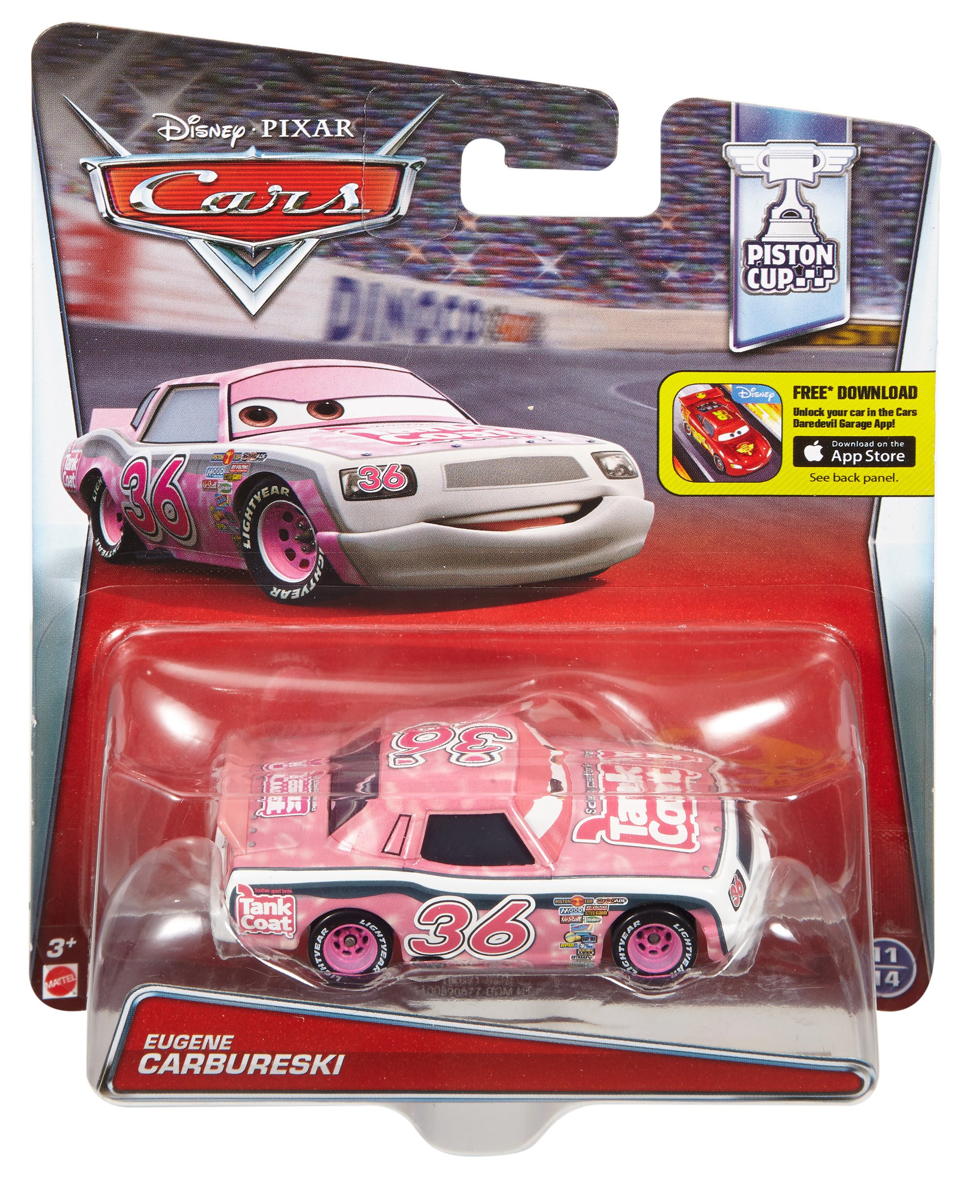 Disney/Pixar Cars Diecast Tank Coat # 36 Vehicle : Amazon.com.br